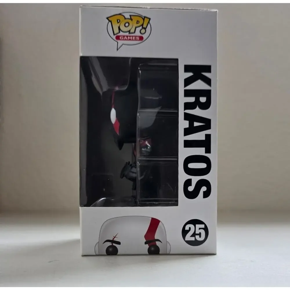 Funko POP! God of War Kratos Black #25 EB Games Exclusive Vinyl Figure - Picture 3 of 7